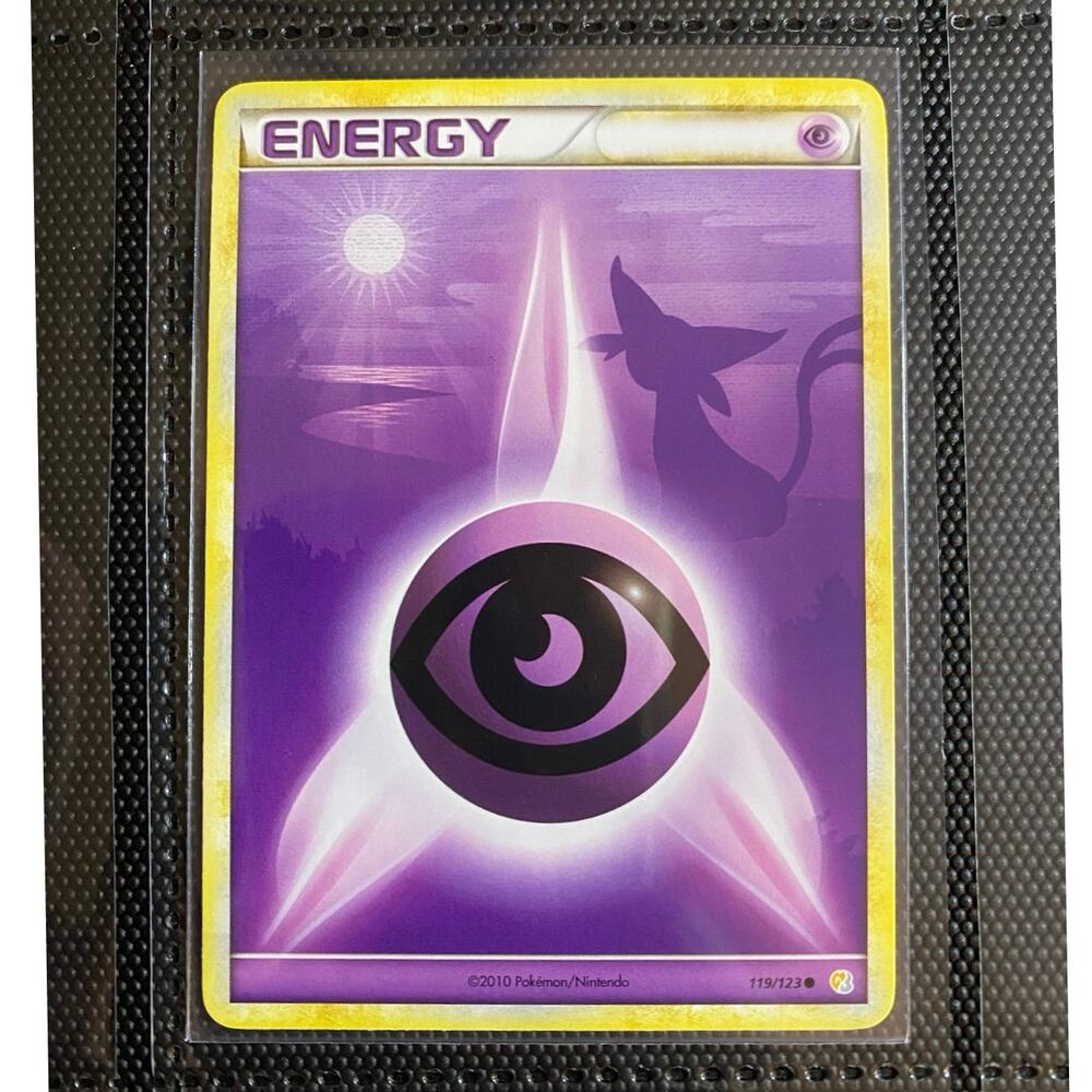 Pokemon HeartGold/SoulSilver Espeon Psychic Energy 119/123 Mint
